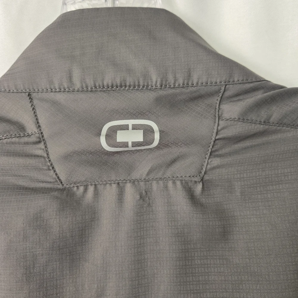 OGIO Pullover Gray Half Zip Lightweight Windbreaker Jacket Size XXL